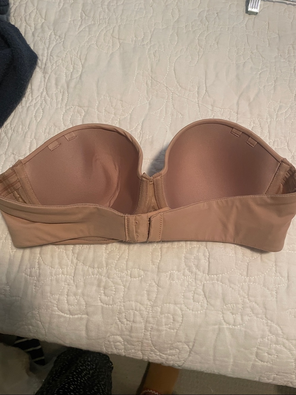 Soma Strapless Bandeau Bra in Light Brown/Nude